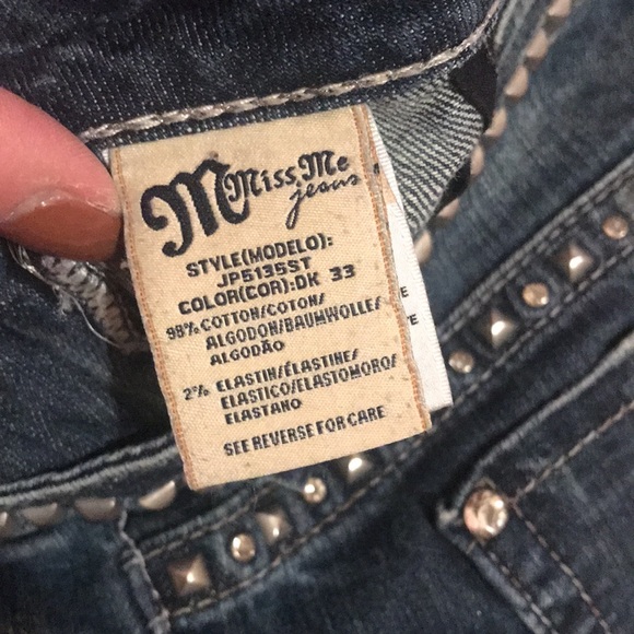 Miss me jeans size 28 unique lace - Picture 10 of 13